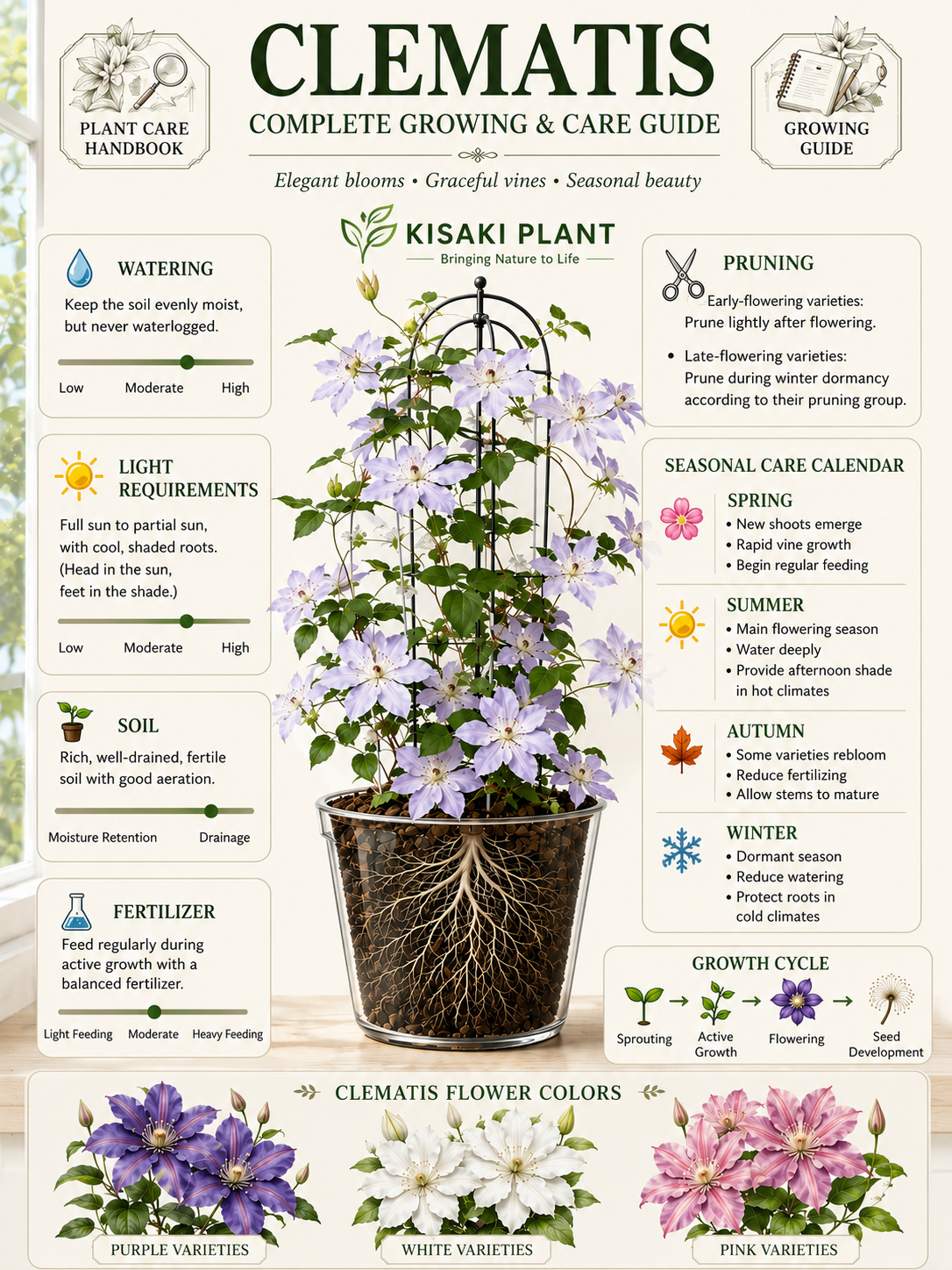 How to Grow Clematis: Complete Care & Pruning Guide