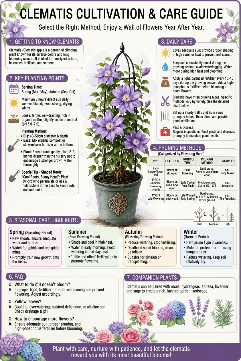 Clematis Care Guide