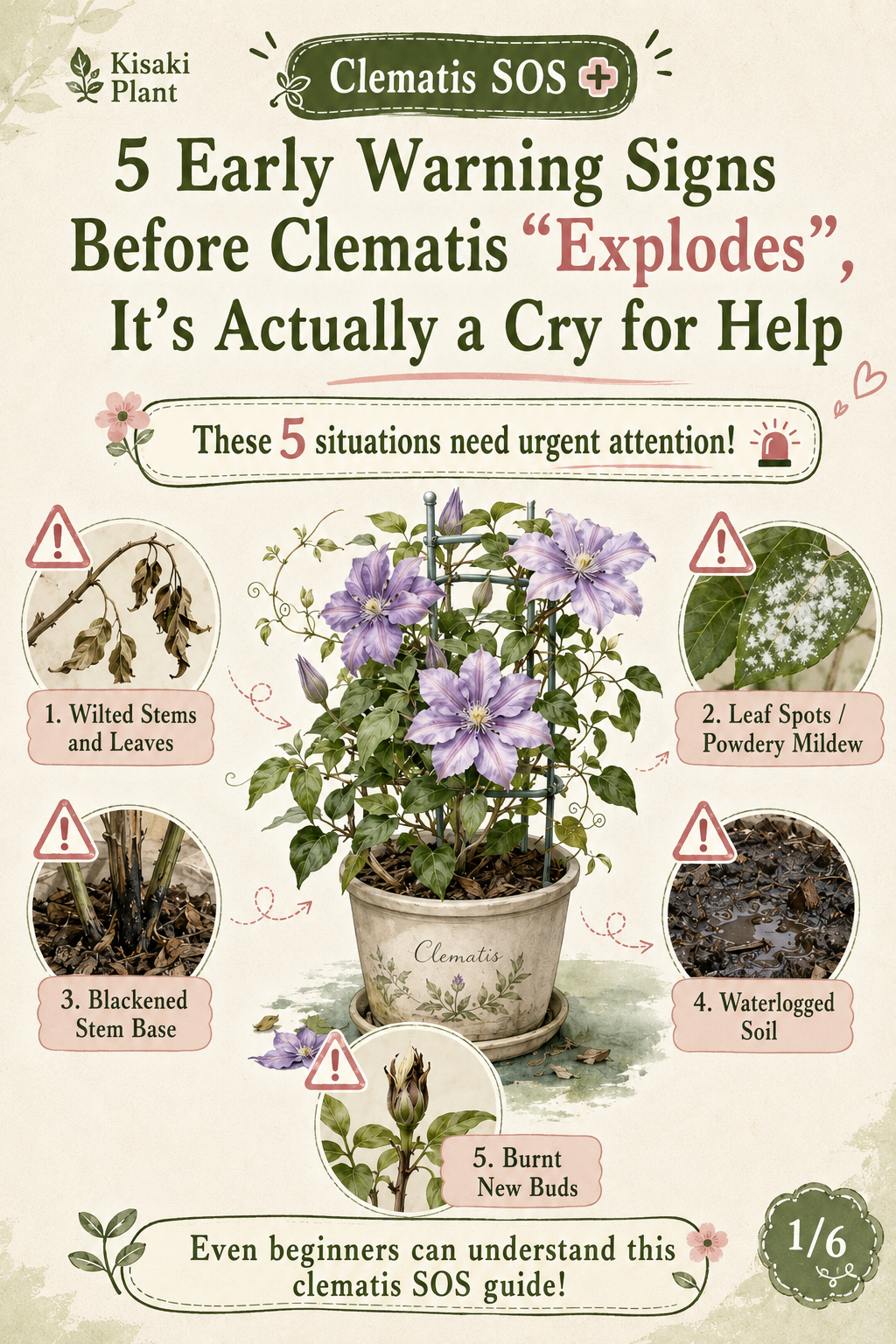 5 Early Warning Signs Your Clematis Is Crying for Help (Before It's Too Late)